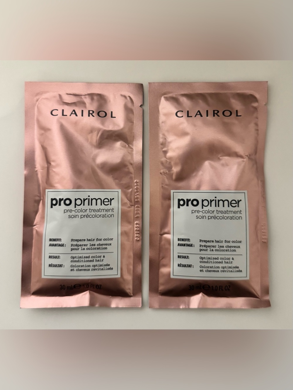 Clairol Pro Primer pre color treatment 2pk